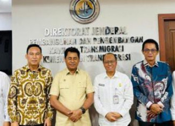 Temui Ditjen PPKT, Ubaid Yakub Minta Kawasan Transmigrasi Patlean Jadi Perhatian Pemerintah Pusat