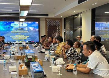 Temui Wakil Mentri Perhubungan, Sekda Haltim Ricky Chairul Richfat: Dorong Pelabuhan Dabo Masuk Prioritas Program ASDP