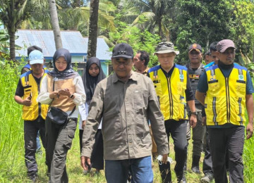Bupati Tinjau Rencana Pebangunan Dapur Layanan MBG di Kecamatan Wasile Utara